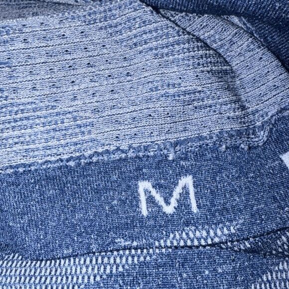 Lululemon Men's Metal Vent Tech Camo T-Shirt Blue Medium - Picture 3 of 5